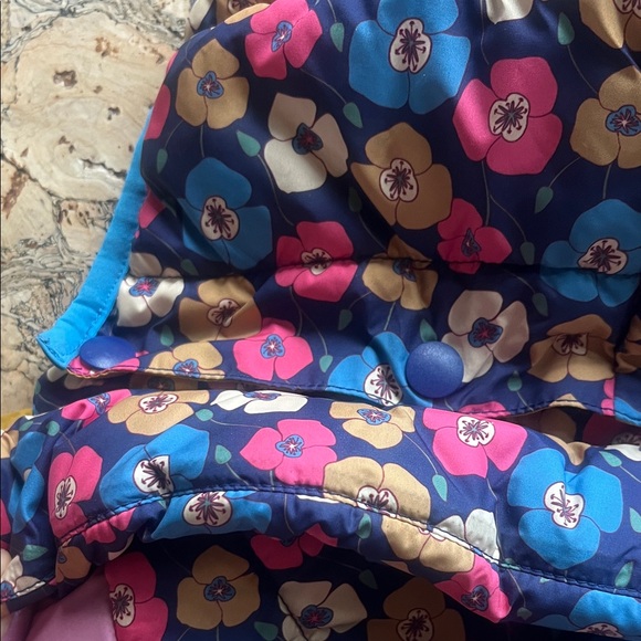 Patagonia Pink Floral Jacket with Yellow Lining - Picture 4 of 4